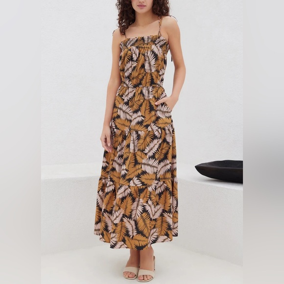 Lost + Wander Dresses & Skirts - Lost‎ and Wander Nightfall Palm Maxi Dress Medium New U-8